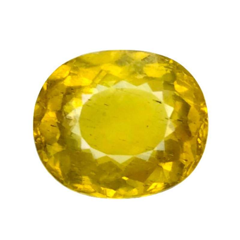 13.00CTS Yellow natural apatite oval cut loose gemstones " see video "