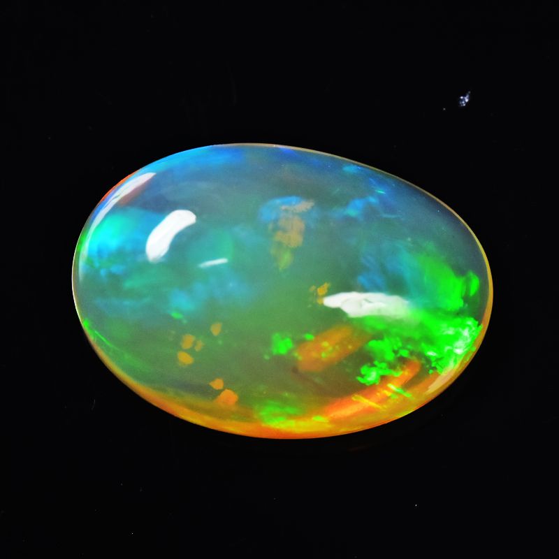 6.11 ct White Opal Loose Gemstone Color Play Color - GR6806-VJ106