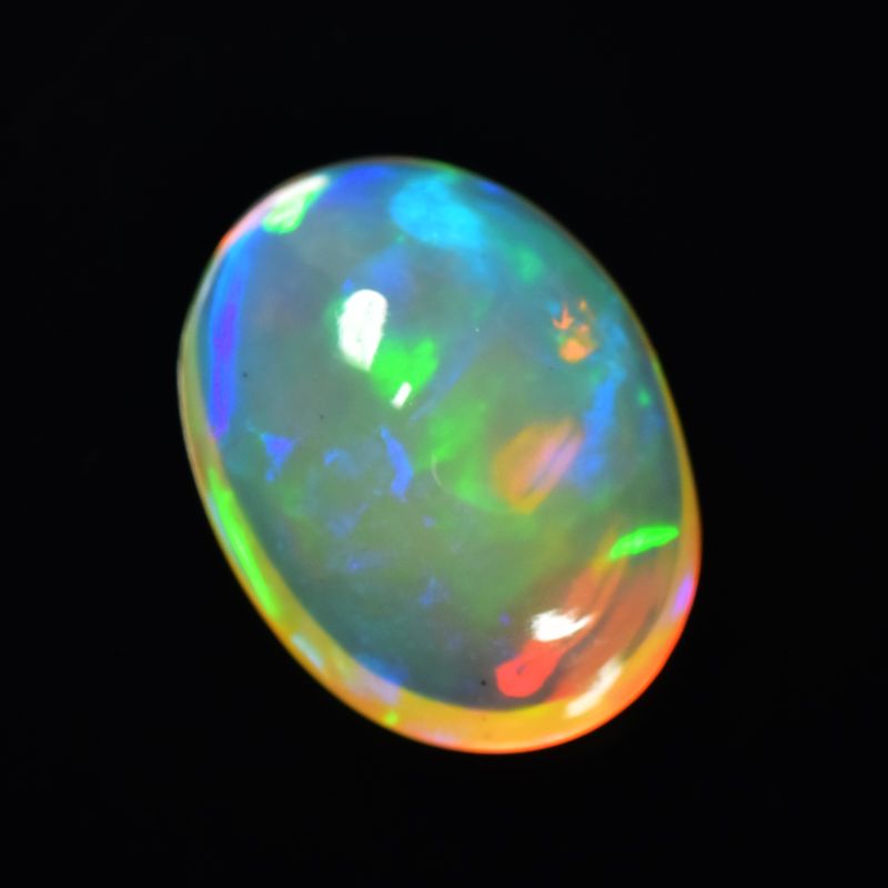 2.75 ct White Opal Loose Gemstone Color Play Color - GR6796-VJ106