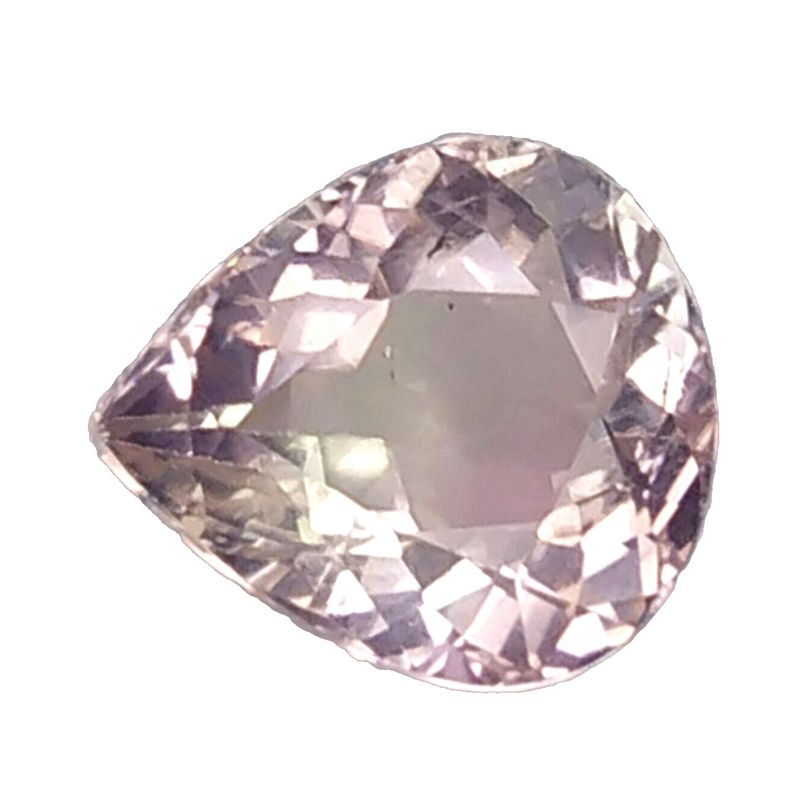 4.66CTS Peach Pink natural tourmaline pear cut loose gemstones "see video "