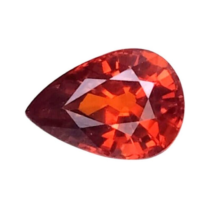 3.04cts Red orange spessartite garnet oval cut loose gemstones "see video"