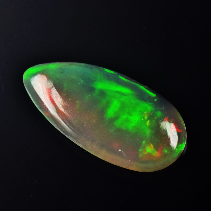 1.23 ct Black Opal Loose Gemstone MultiColor Opal Color - GR6969-650