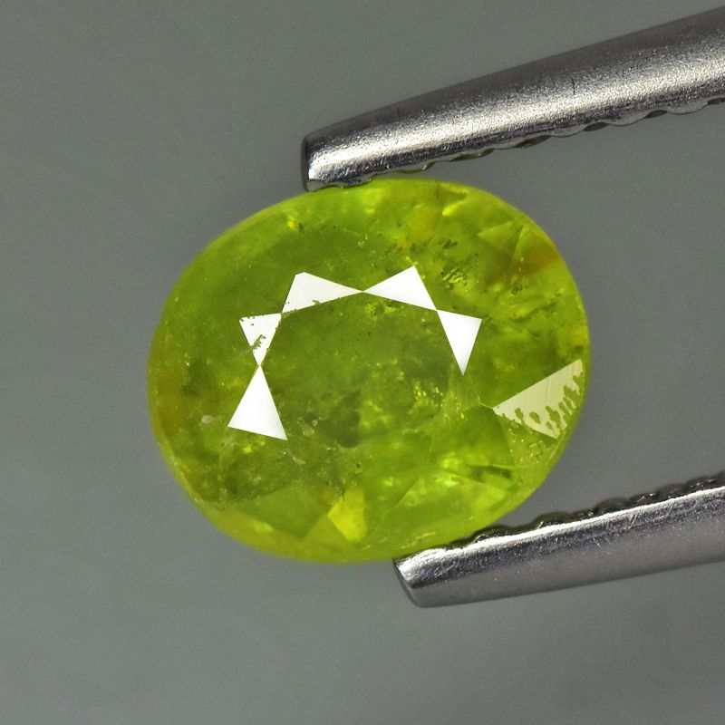 0.77 ct Sphene Loose Gemstone Green Color - GR7123-FC596