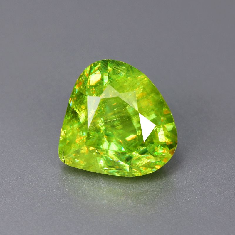 1.07 ct Sphene Loose Gemstone Green Multi Color FLash Color - GR7210-FC591-2038