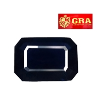 GRA certified 6.08 CTS Deep blue natural sapphire octagon cut loose gemstones, "see video "