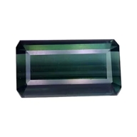 8.44 CTS  Green natural tourmaline octagon cut loose gemstones "see video "