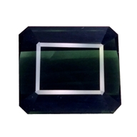 9.73CTS Green natural tourmaline octagon cut loose gemstones "see video "