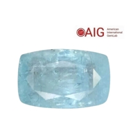 3.05CTS AIG certified Blue green natural paraiba tourmaline cushion cut loose gemstones "see video"