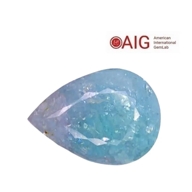 3.76CTS AIG certified Green blue natural paraiba tourmaline pear cut loose gemstones