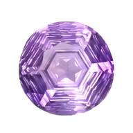 16.65CTS Purple natural amethyst round fancy cut loose gemstones "see video"!!