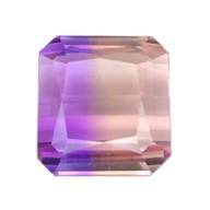 16.47 purple & yellow natural ametrine octagon cut loose gemstones , "see video"