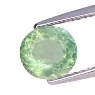 1.58cts Green natural apatite oval cut loose gemstones "see video"