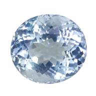 11.58cts  Blue natural aquamarine oval cut loose gemstones ,"see video "