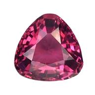 2.41 CTS Purple pink natural rhodolite garnet trillion shape loose gemstones " see video "