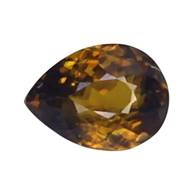 1.80cts Brown natural sphene pear cut  loose gemstones "see video"
