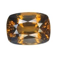 7.44cts Honey yellow natural zircon cushion cut loose gemstones "see video"