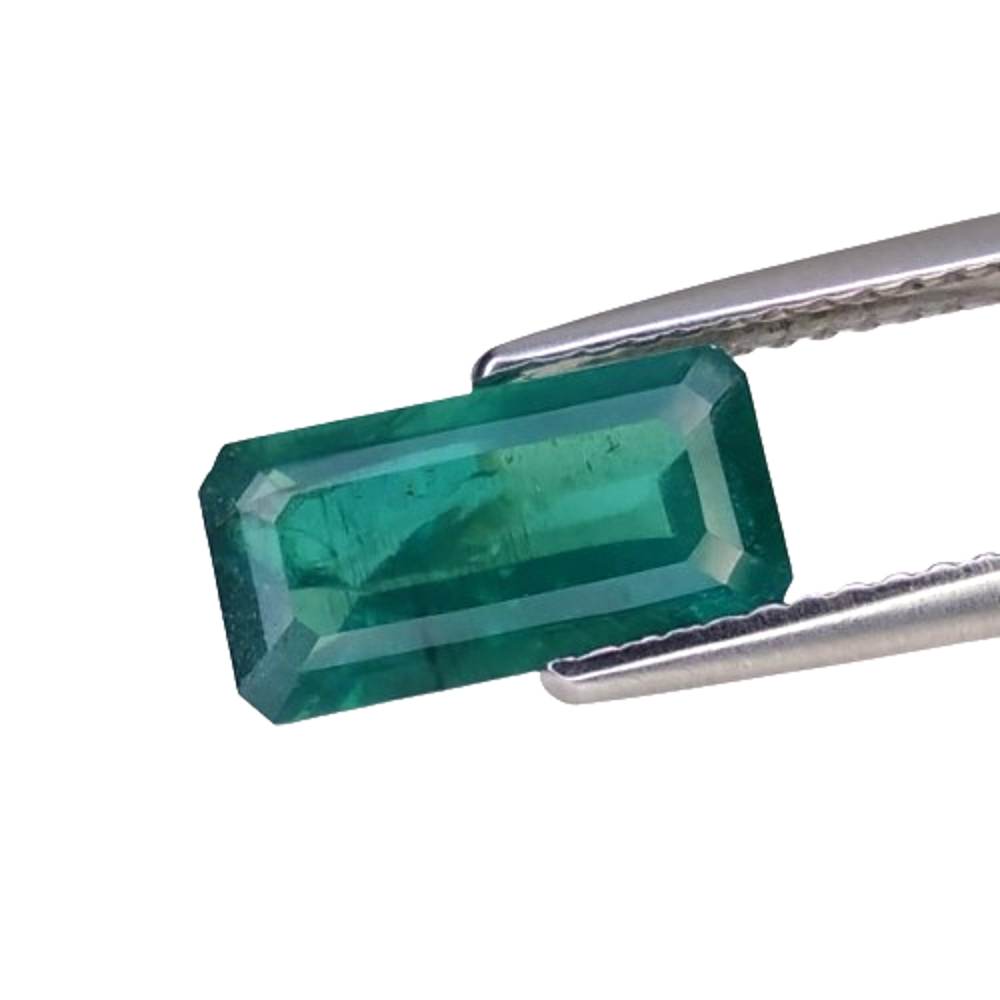 1.95cts Blue green natural apatite octagon cut loose gemstones "see video"