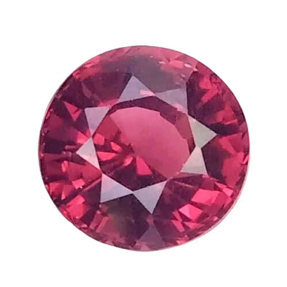 2.75 CTS Purple pink natural rhodolite garnet Round cut loose gemstones " see video "