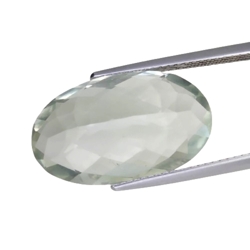 11.68cts Green natural Amethyst (Prasiolite) oval cut loose gemstones "see video"