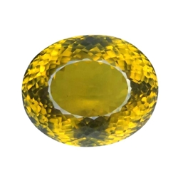 38.51 CTS yellow natural apatite oval cut loose gemstones " see video "