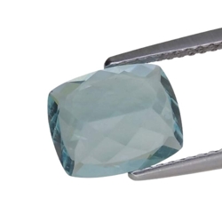 2.99cts Blue green natural apatite cushion cut loose gemstones "see video"