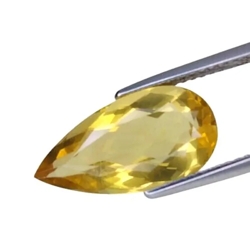 4.720 CTS Golden yellow natural beryl ( helioder ) pear cut loose gemstones ""