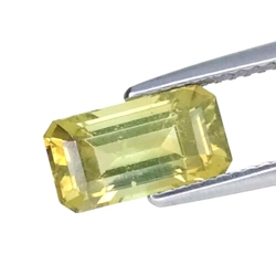 GIT Certified 2.77 Yellow chrysoberyl octagon cut loose gemstones