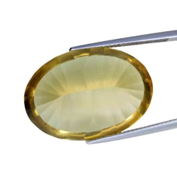 28.87 CTS  Yellow natural citrine oval fancy cut loose gemstones "see video "