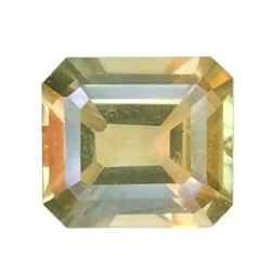 3.01 CTS Olive green natural diaspore ( zultanite ) octagon cut loose gemstones " see video"