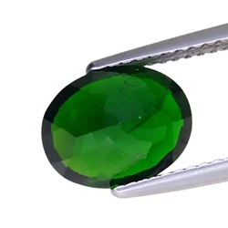 3.11cts Green natural chrome diopside oval cut loose gemstones "see video"