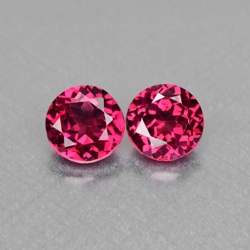 1.29 ct Rhodolite Garnet Loose Gemstone Rasbery Pink Color - GR7636-FC643-2224