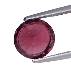 2.75 CTS Purple pink natural rhodolite garnet Round cut loose gemstones " see video "