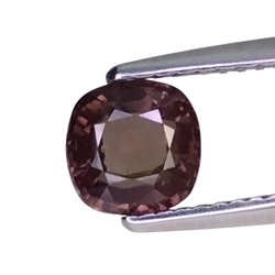 1.430cts Brown to red color change garnet cushion cut loose gemstones "see video"