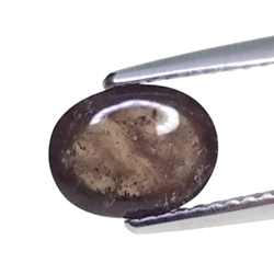 2.41cts Brown to red color change garnet oval cabochon loose gemstones "see video"