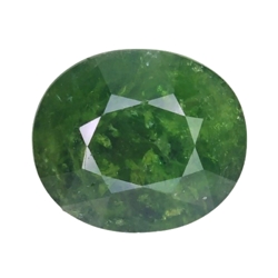 11.63 CTS Green natural garnet ( Tsavorite ) oval shape loose gemstones "see video "