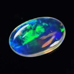 6.21 ct White Opal Loose Gemstone Color Play Color - GR6810-VJ106