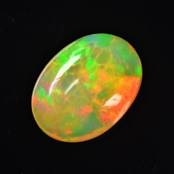 3.51 ct White Opal Loose Gemstone Color Play Color - GR6820-VJ106