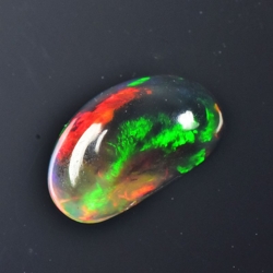 0.77 ct Black Opal Loose Gemstone MultiColor Opal Color - GR6970-650