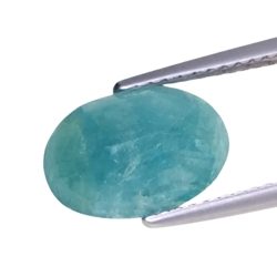 3.27cts Bluish green grandidierite oval cut loose gemstones "see video"