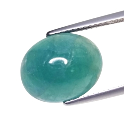 10.45cts Blue green natural grandidierite oval cabochon loose gemstones "see video"