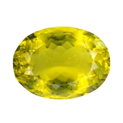 26.07 CTS  yellow natural lemon quartz oval fancy cut loose gemstones "see video "