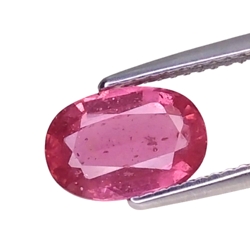 2.40cts Pink red natural ruby oval cut loose gemstones "see video"