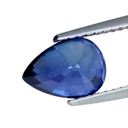 2.60 CTS  Blue natural sapphire Pear cut loose gemstones, "see video "