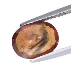 3.02cts Orange red natural sapphire oval cut loose gemstones "see video"