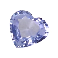 0.980CTS light blue natural sapphire Heart Shape loose gemstones  "see video "