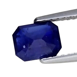 1.42 CTS Blue natural sapphire octagon cut loose gemstones "see video "