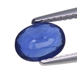 1.07 cts blue natural sapphire oval cut loose gemstones "see video "