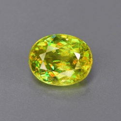 0.74 ct Sphene Loose Gemstone Green Multicolors Color - GR7664-FC594-2253