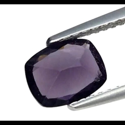 1.420 CTS Violet natural spinel cushiion shape loose gemstones "see video "