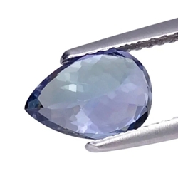 1.63CTS Blue green natural tanzanite pear cut loose gemstones "see video"